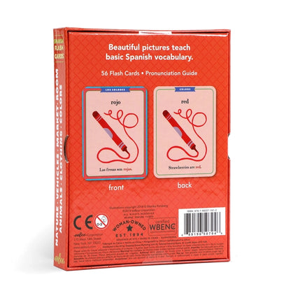 eeBoo Spanish Vocabulary Flash Cards