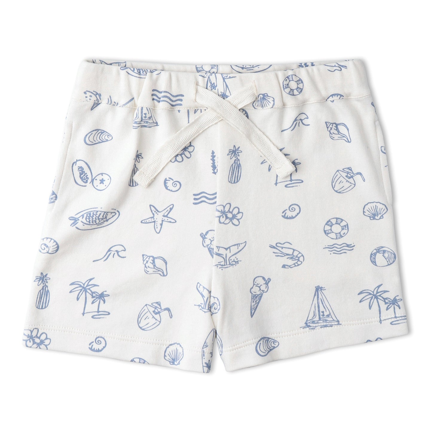 Organic Tee & Shorts Set - Coastal