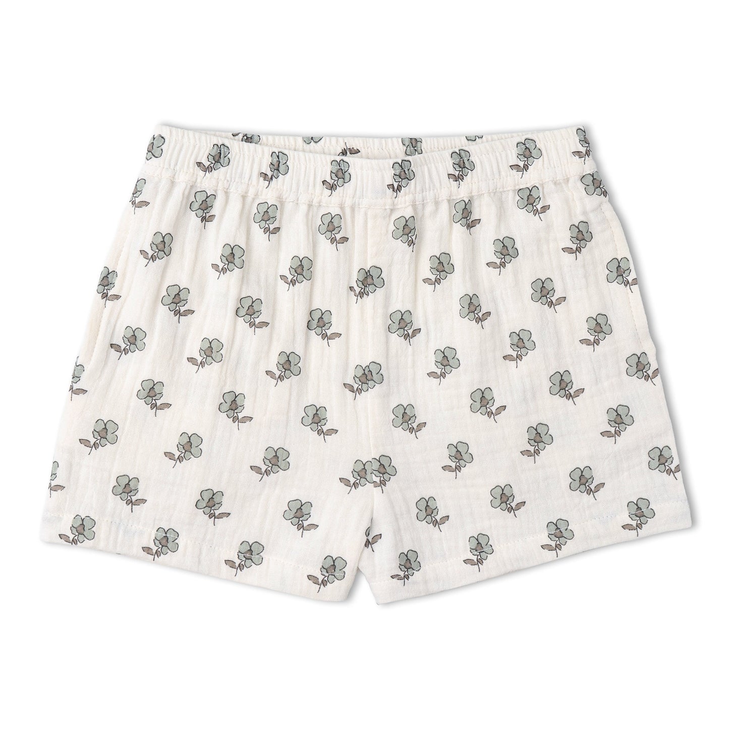 Organic Flutter Top & Shorts Set - Poppy