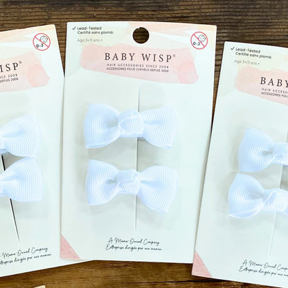 Baby Wisp Alligator Clip Pigtail Bows