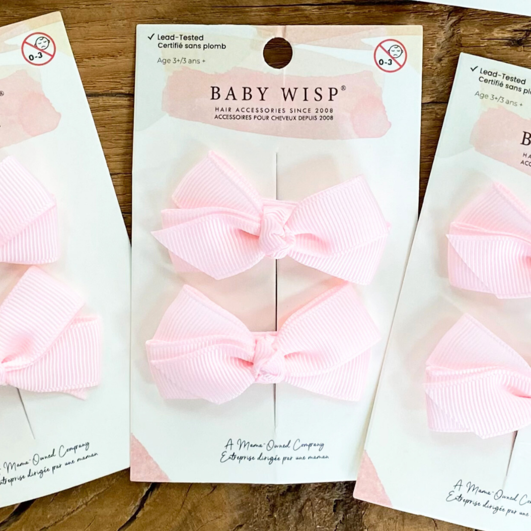 Baby Wisp Alligator Clip Pigtail Bows