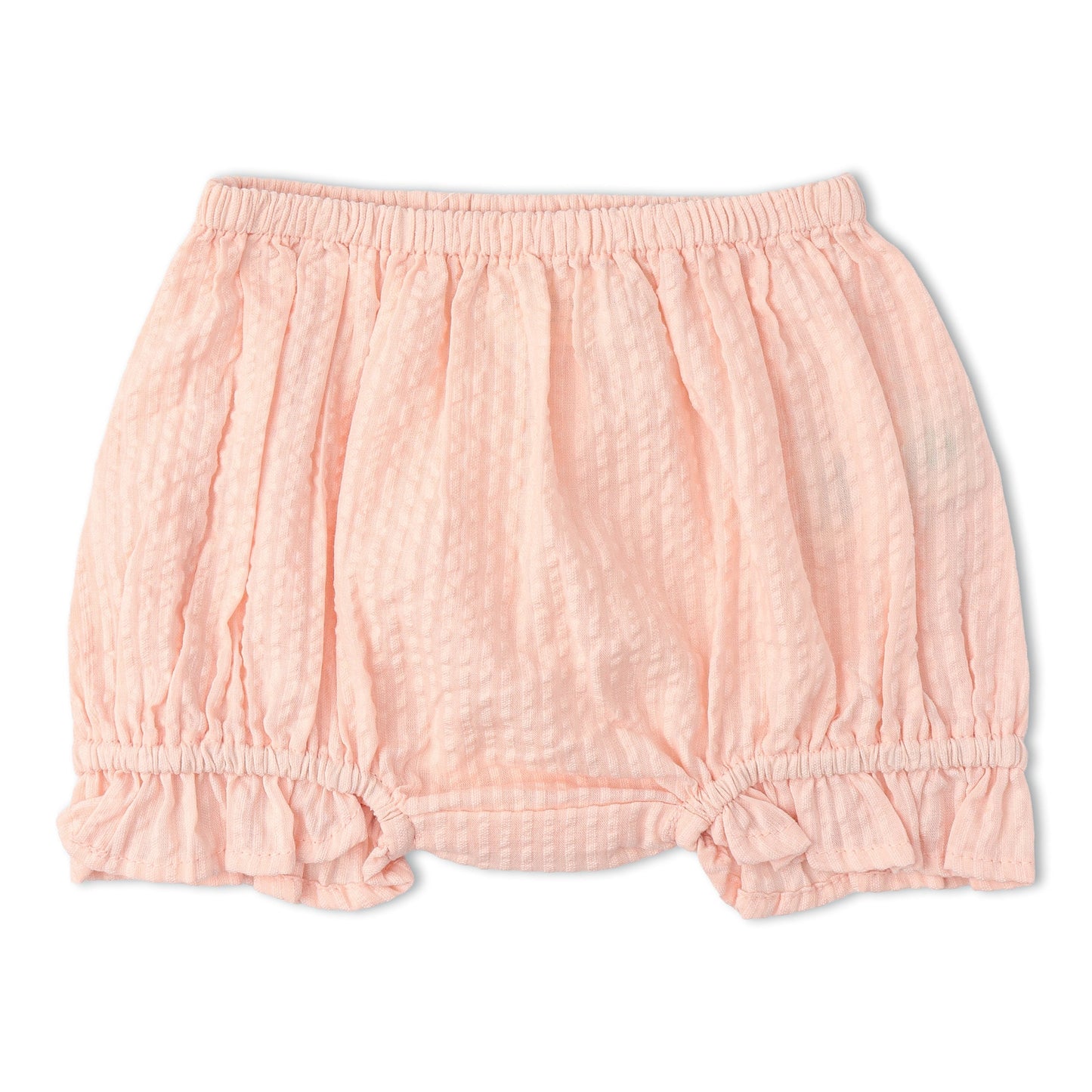 Organic Smocked Top And Bloomer Set - Blush