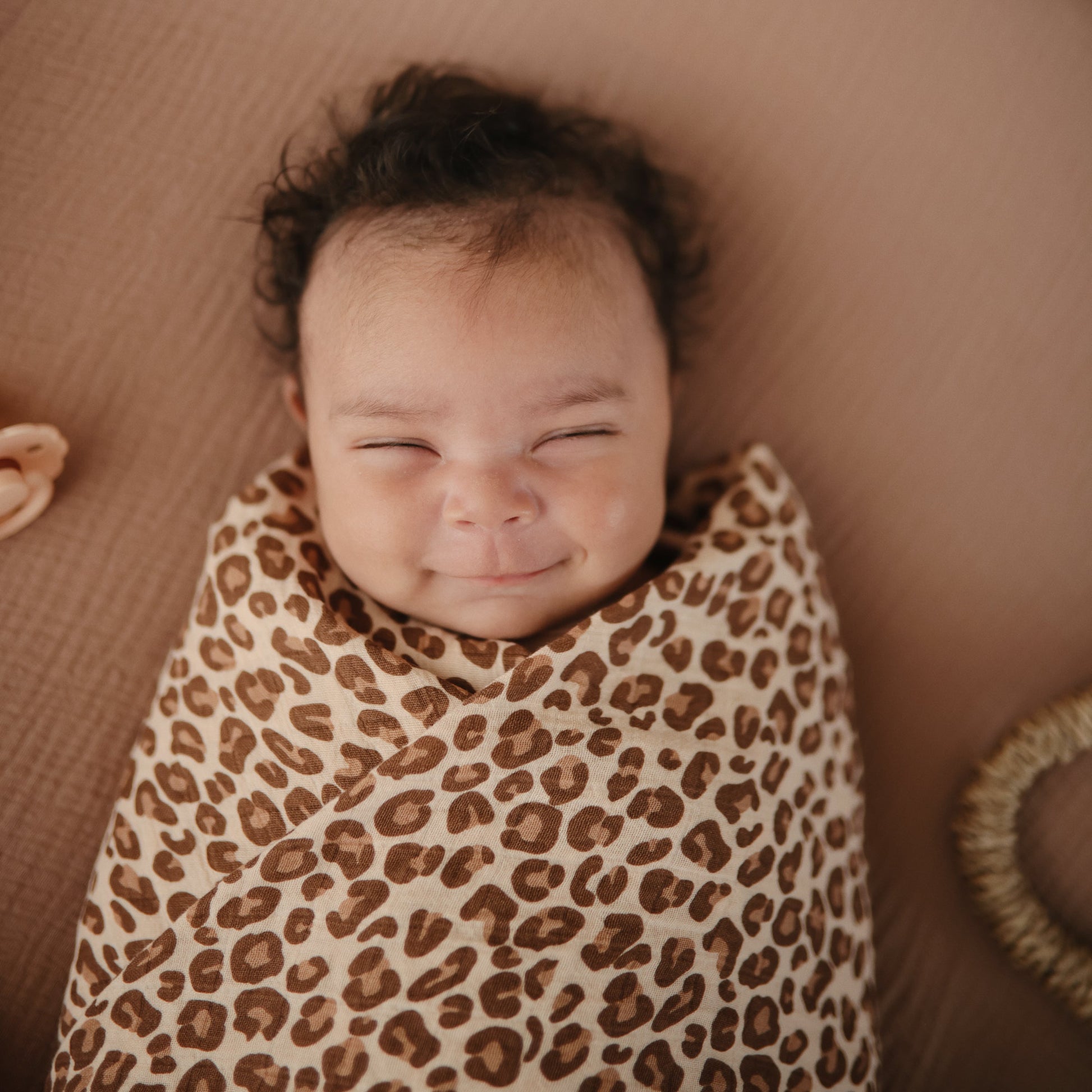 Organic Cotton Muslin Swaddle Blanket - Babies in Bloom