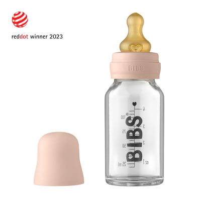 BIBS Baby Glass Bottle Complete Set (110 ml)
