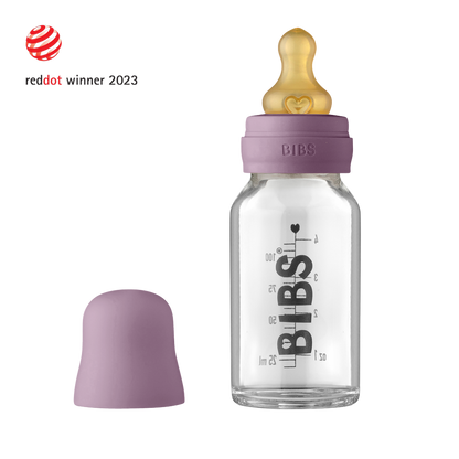 BIBS Baby Glass Bottle Complete Set (110 ml)