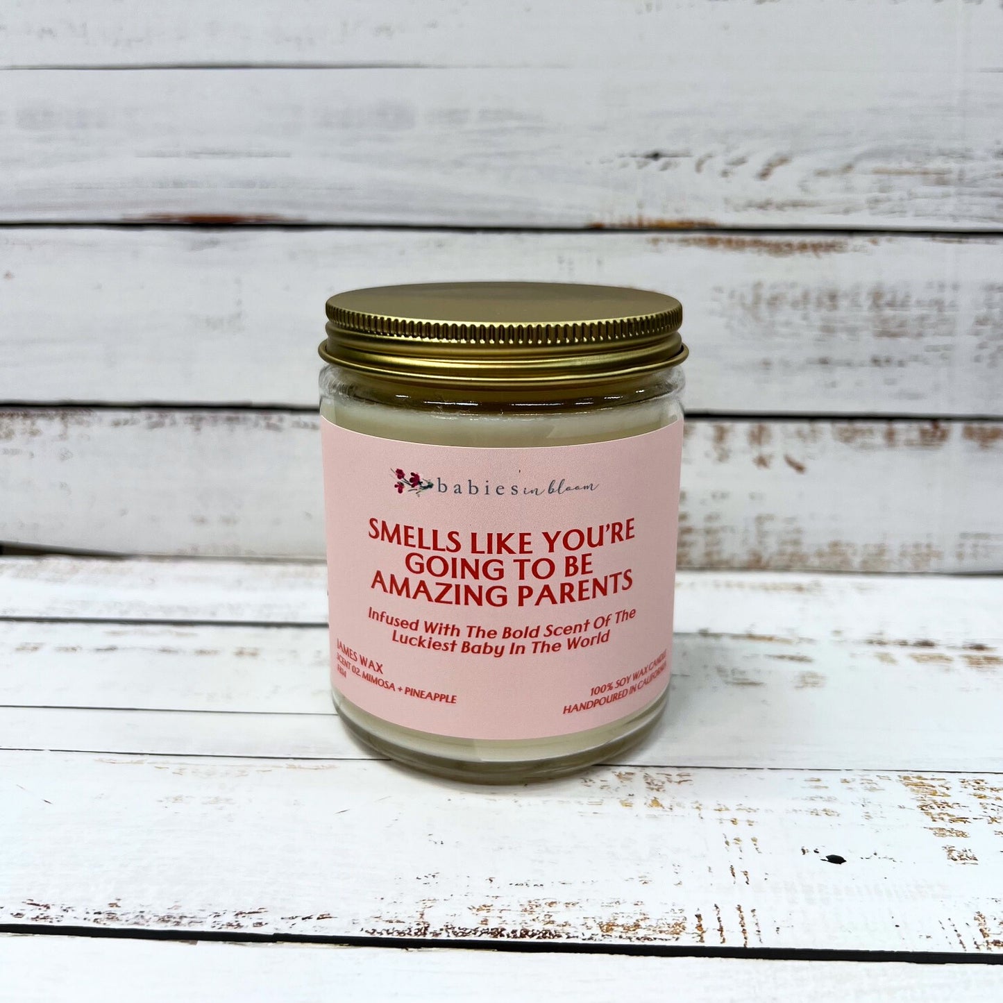 Smells Like You're Going To Be Amazing Parents Candle