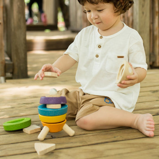 PlanToys Stacking Rocket