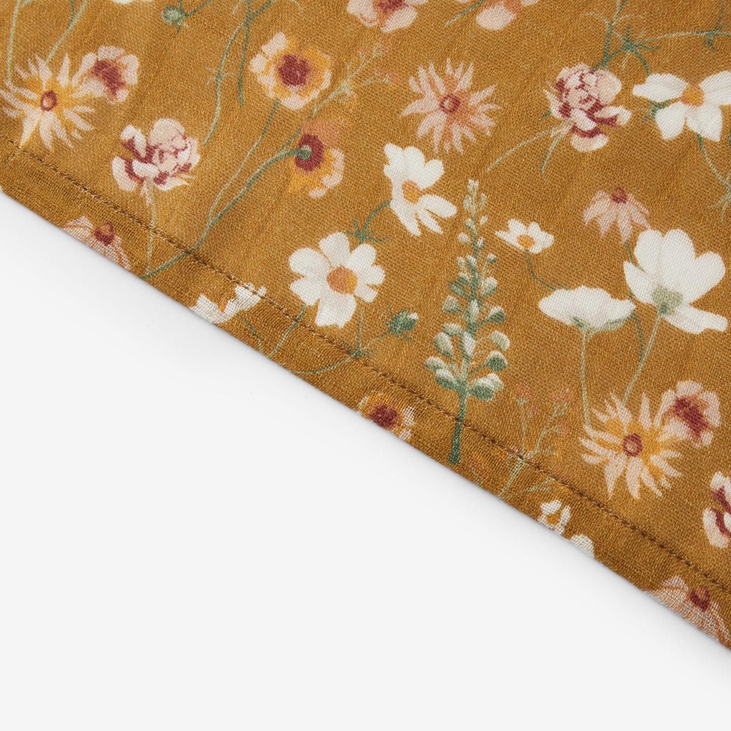 Wildflower Bamboo Two-Piece Burp Cloth Set
