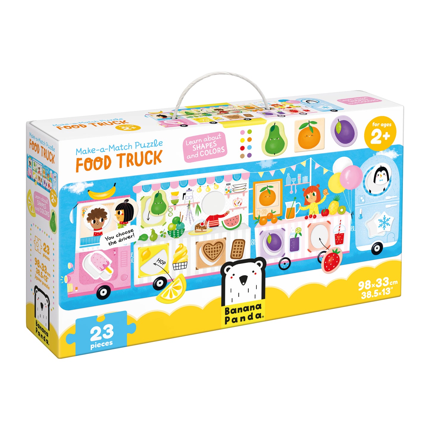 Banana Panda Make-a-Match Puzzle Food Truck