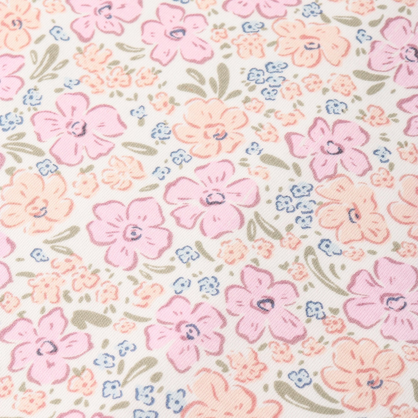 Organic Flutter Romper - Peony
