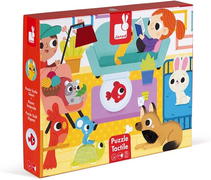 Tactile Puzzle Pets - 20 Pieces