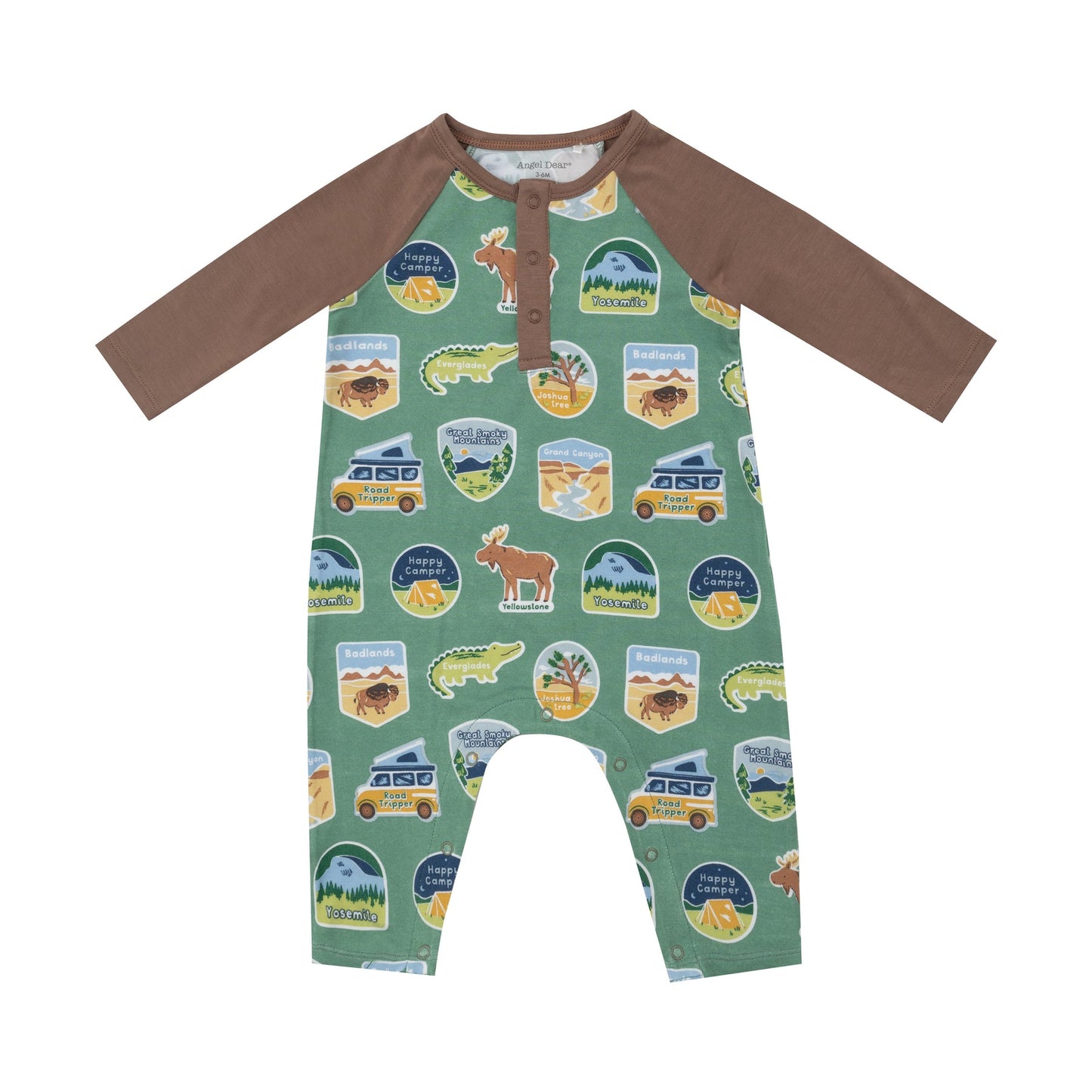 Angel Dear Bamboo Rompers