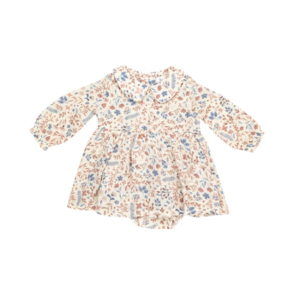 Angel Dear Ruffled Peter Pan Collar Bubble With Skirt