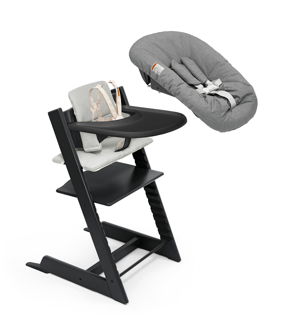 Stokke Tripp Trapp High Chair² with Cushion, Tray and Newborn Set