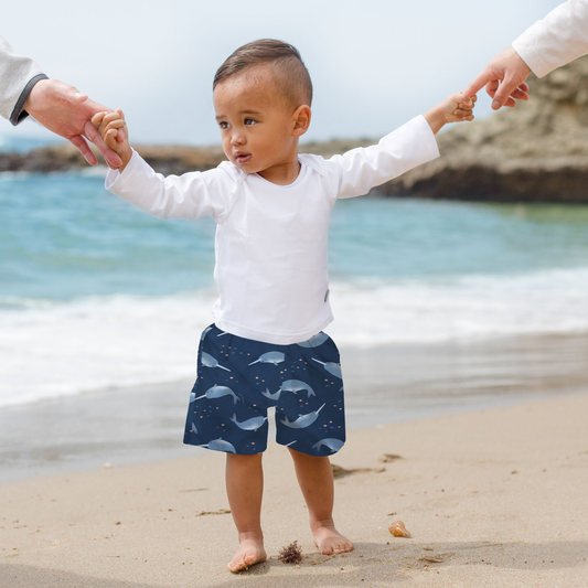 Eco Swim Trunks with Built-in Diaper