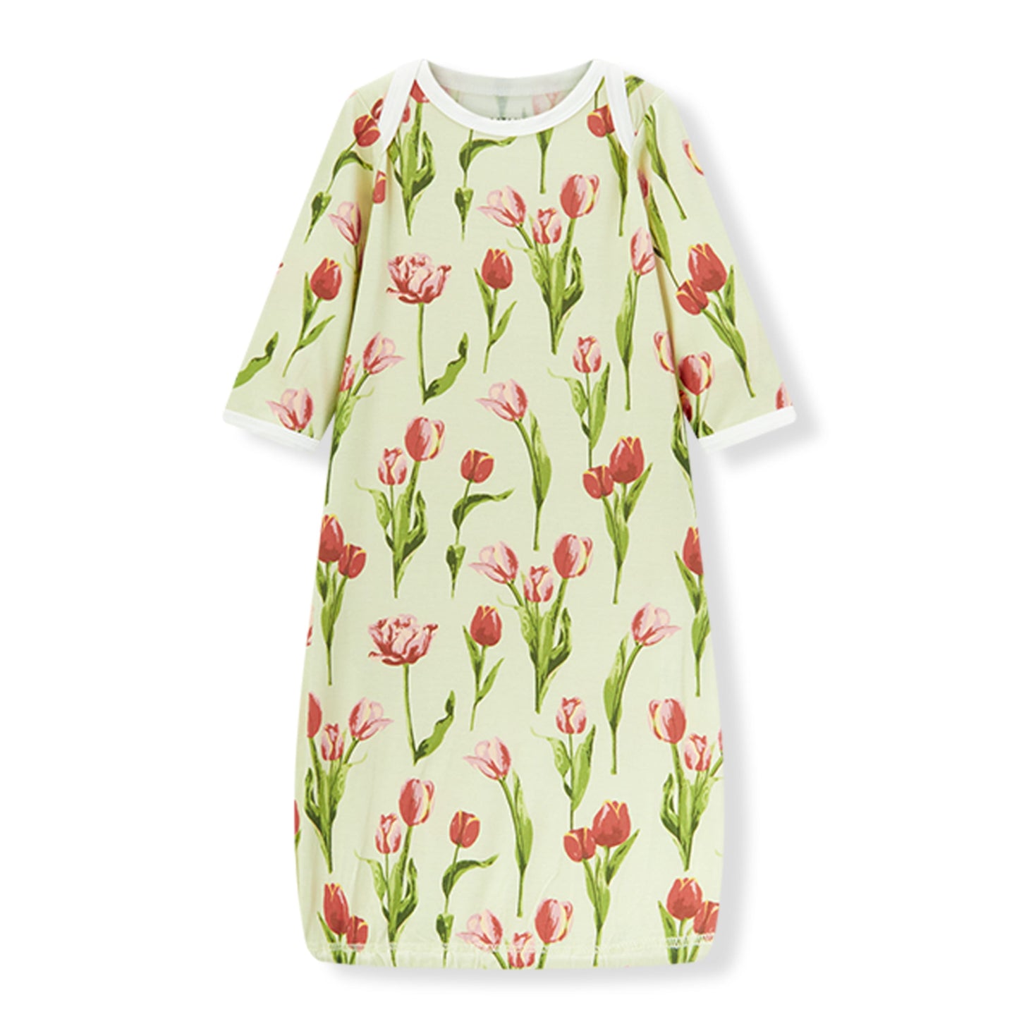 Tulip Luxe Stretch Newborn Gown & Hat Set