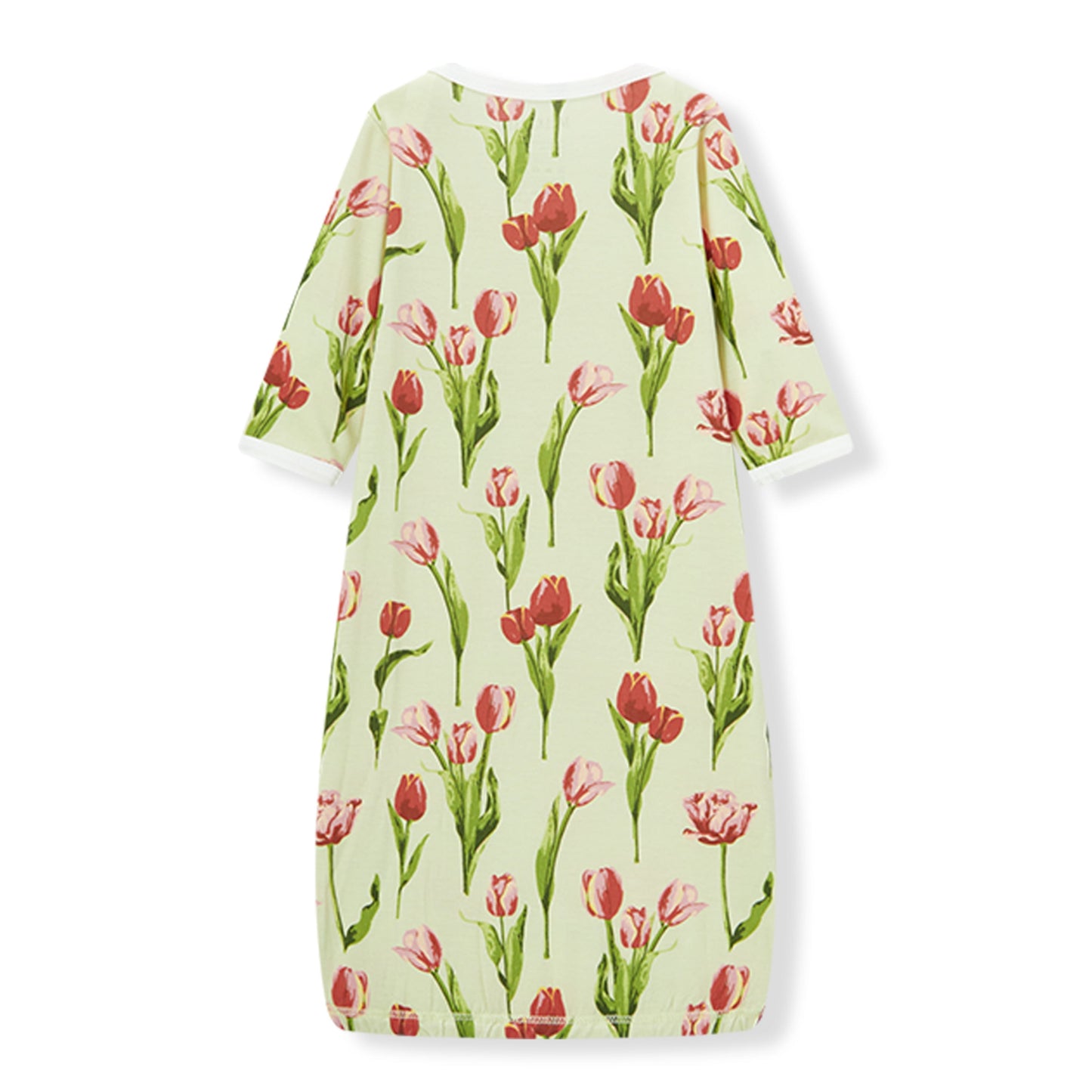 Tulip Luxe Stretch Newborn Gown & Hat Set