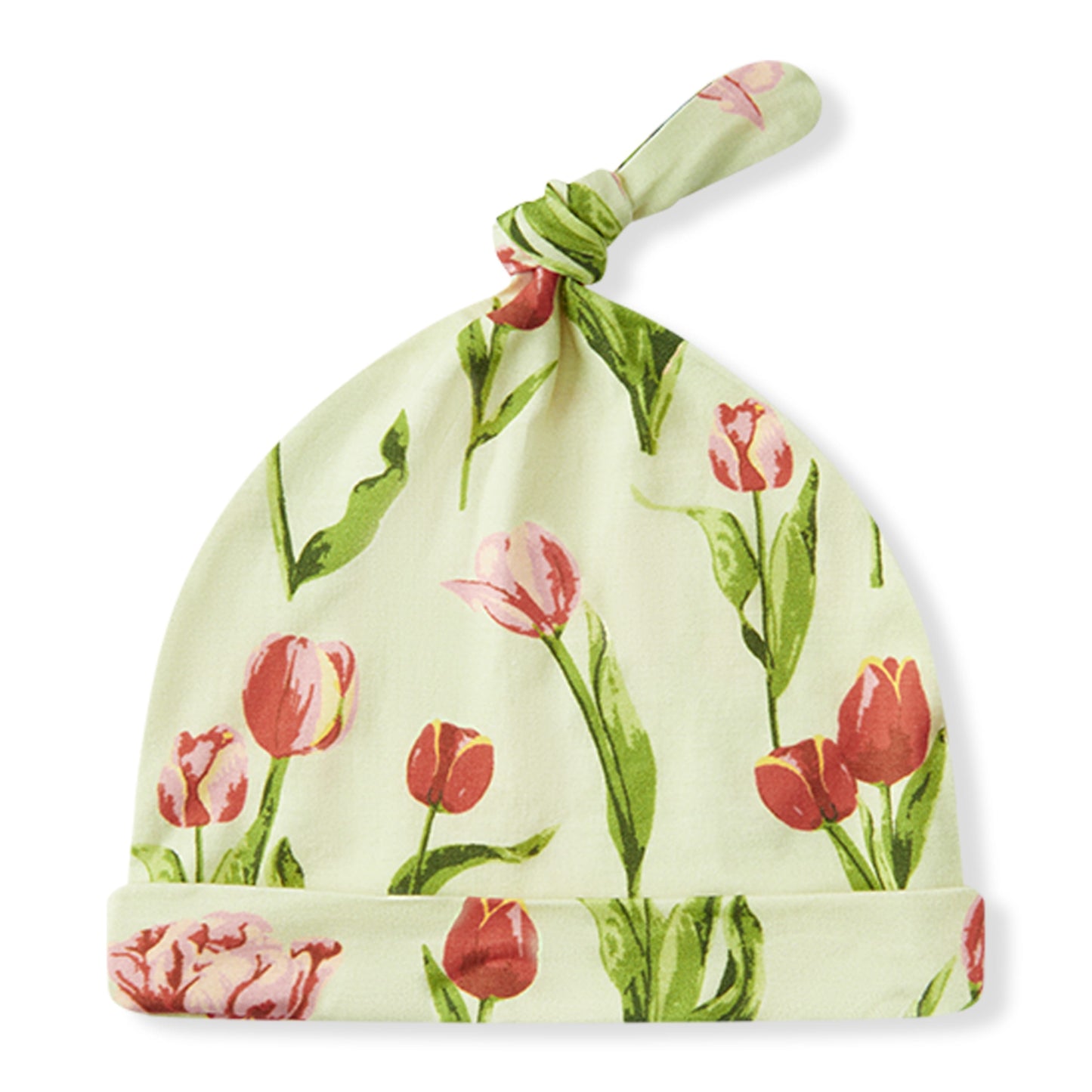 Tulip Luxe Stretch Newborn Gown & Hat Set