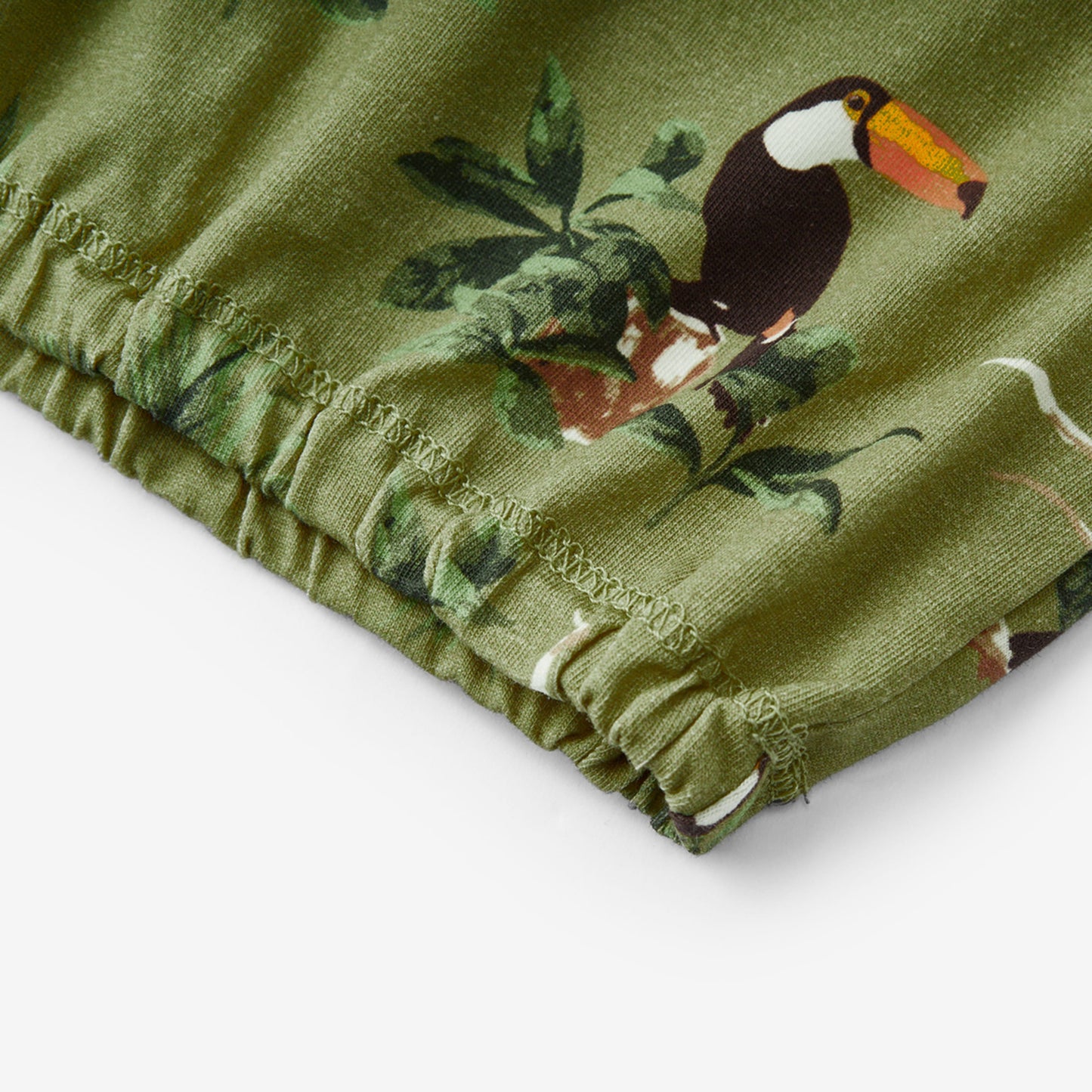 Toucan Cotton Stretch Newborn Gown & Hat Set