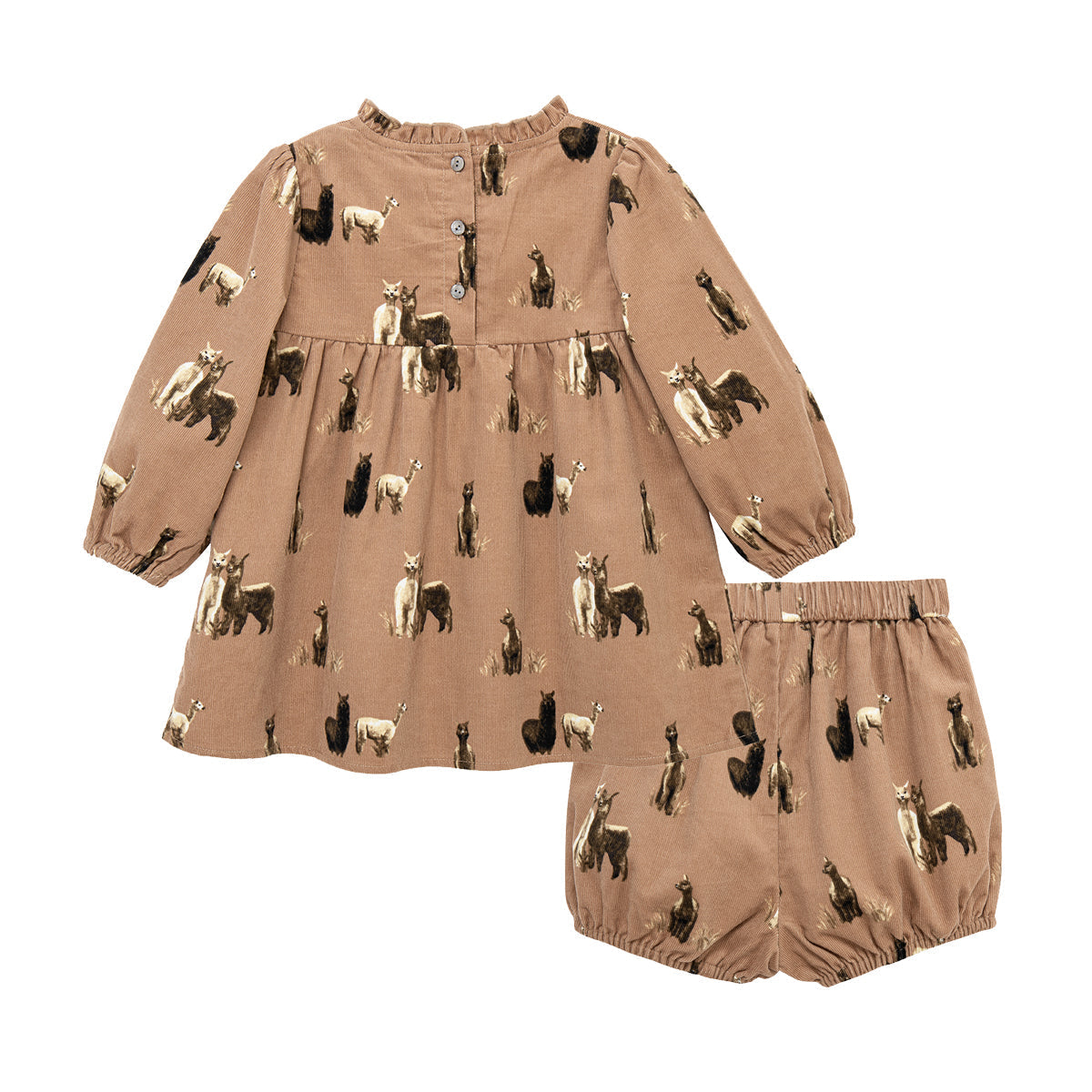 Alpaca Corduroy Dress & Bloomer