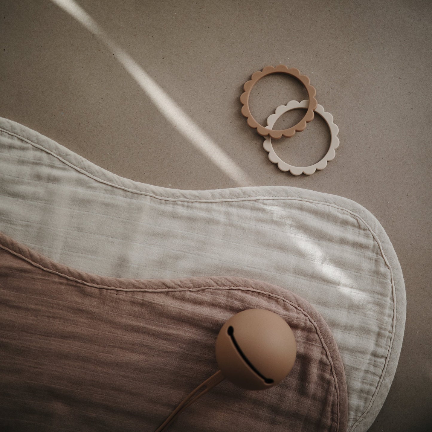 Organic Cotton Muslin Burp Cloth 2-Pack - Babies in Bloom