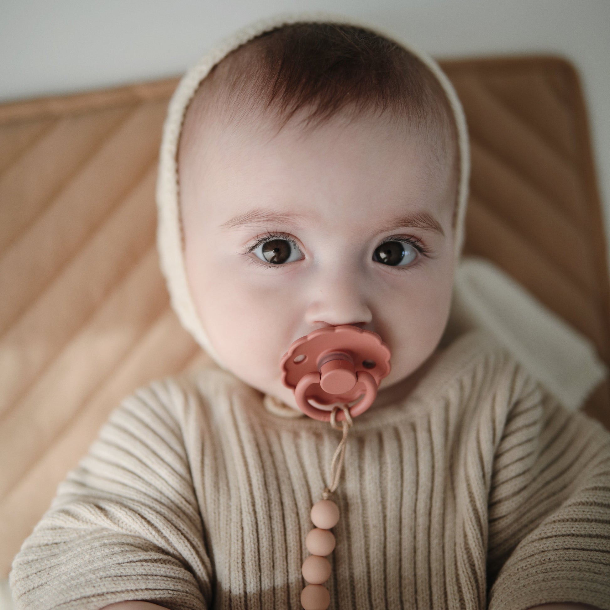 Silicone Pacifier Clip | Hera - Babies in Bloom