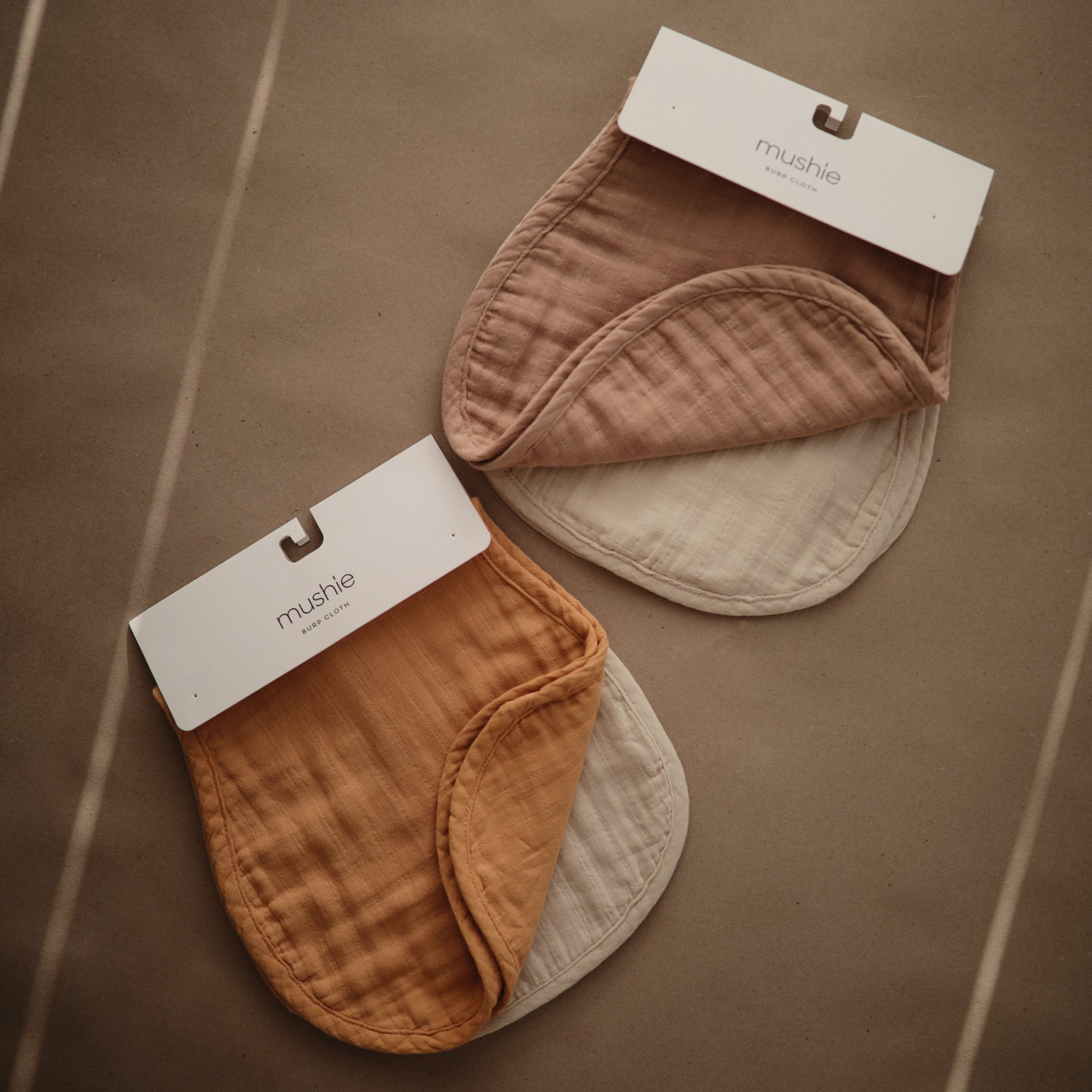 Organic Cotton Muslin Burp Cloth 2-Pack - Babies in Bloom