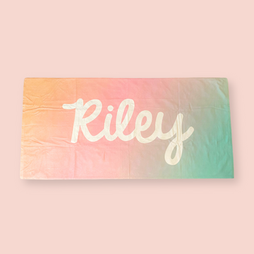 Personalized Beach Towel "Riley"