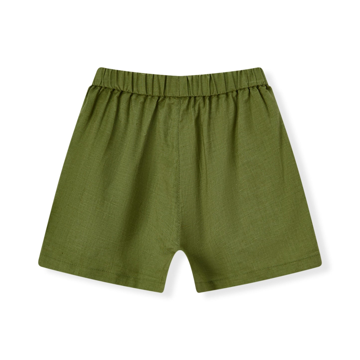 Island Leaf Linen Button-Up Shirt & Shorts Set