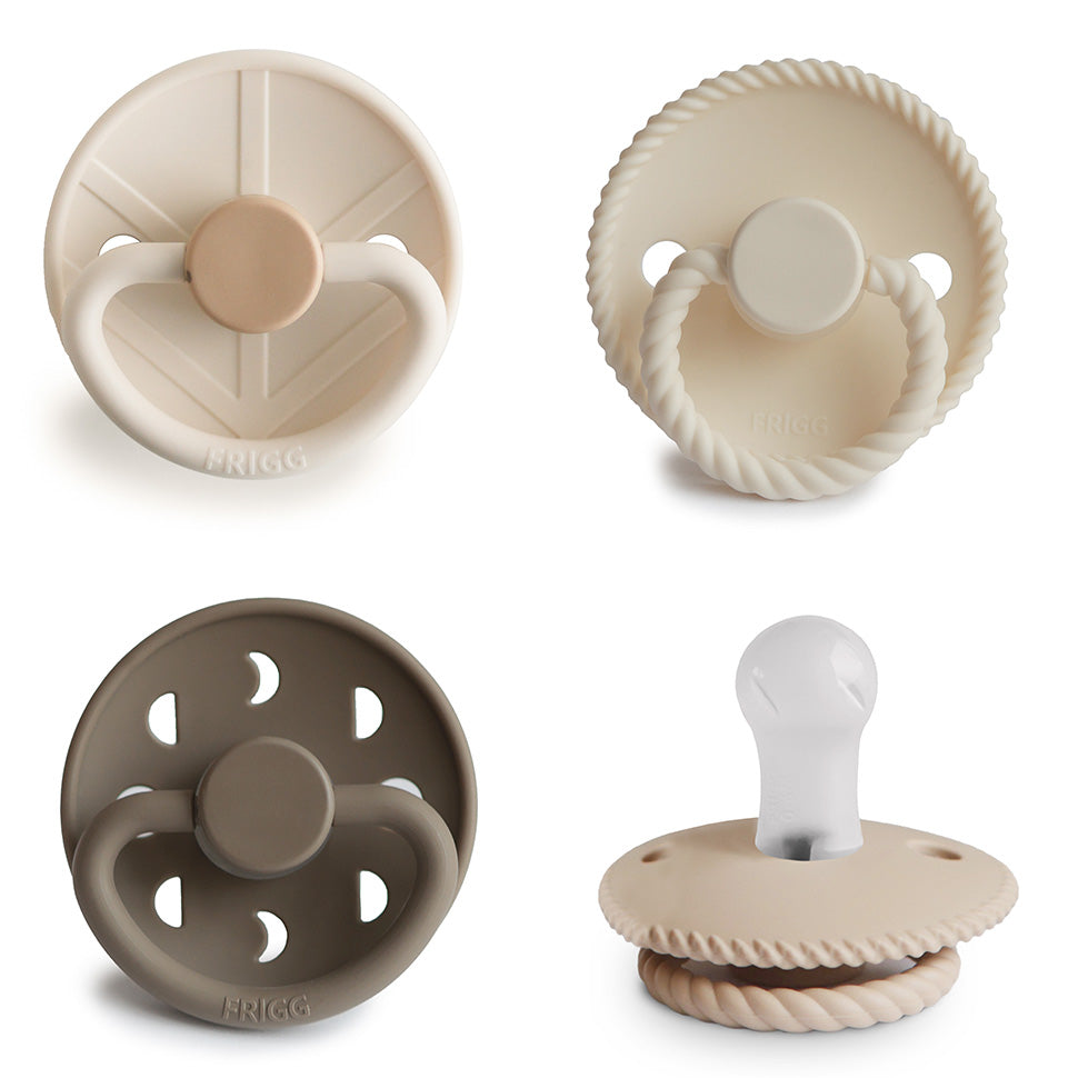 FRIGG Silicone Pacifier 4-Pack - Babies in Bloom