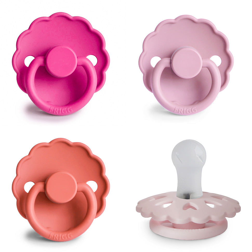 FRIGG Silicone Pacifier 4-Pack - Babies in Bloom