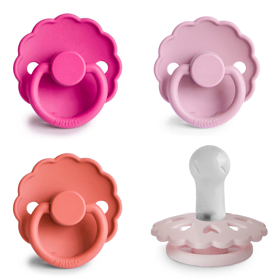 FRIGG Silicone Pacifier 4-Pack - Babies in Bloom