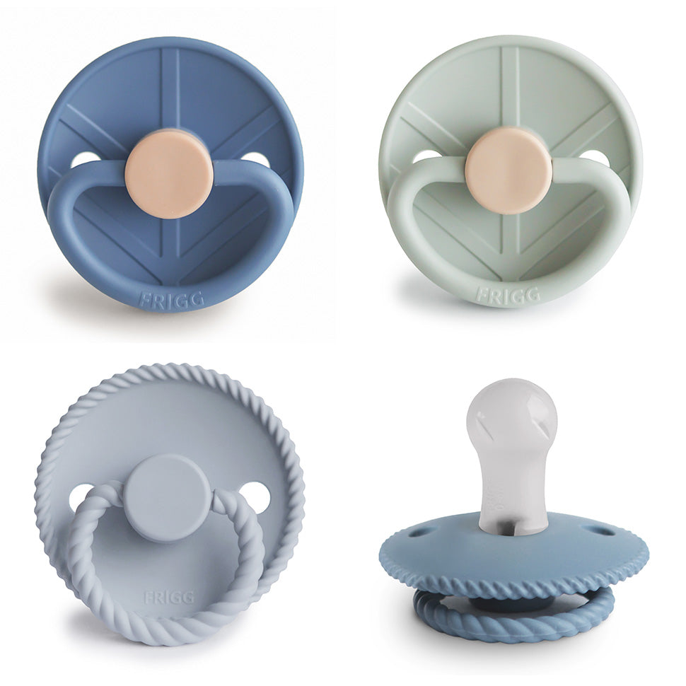 FRIGG Silicone Pacifier 4-Pack - Babies in Bloom