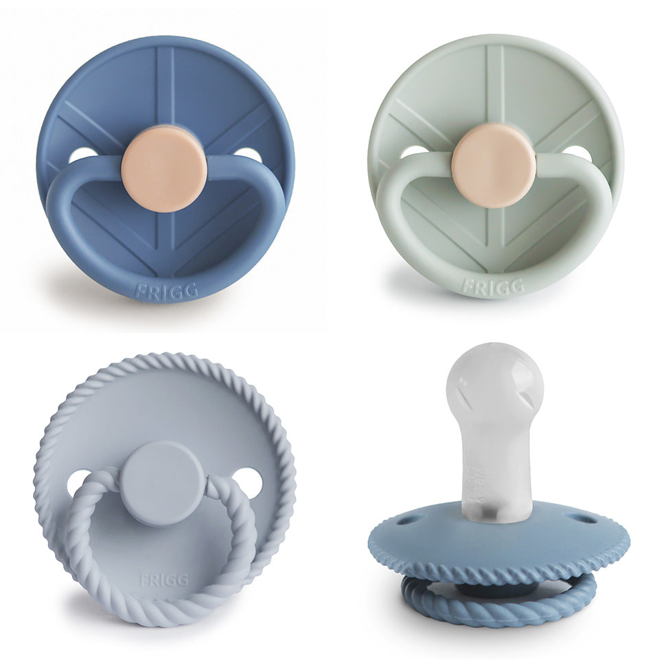 FRIGG Silicone Pacifier 4-Pack - Babies in Bloom