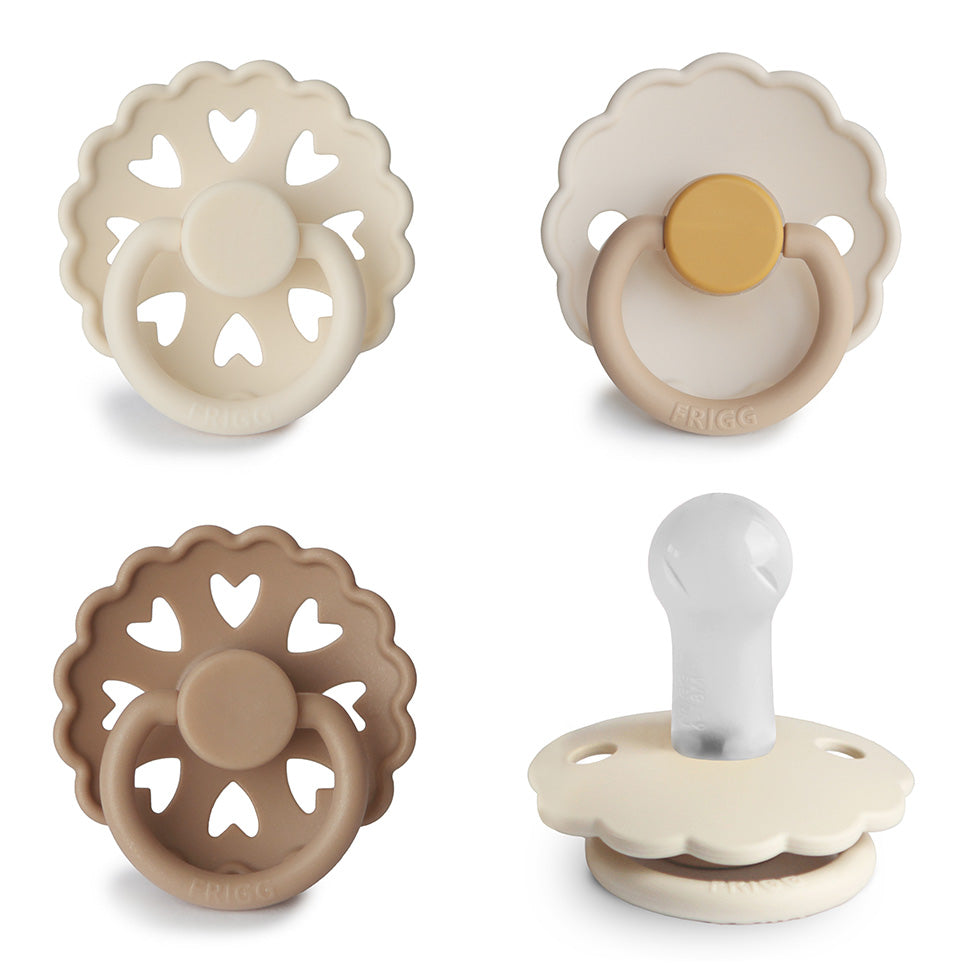 FRIGG Silicone Pacifier 4-Pack - Babies in Bloom