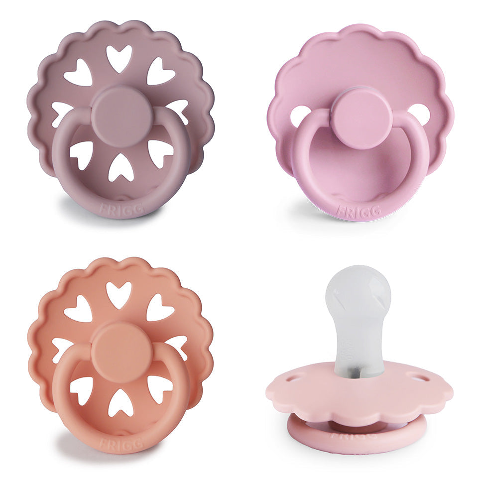 FRIGG Silicone Pacifier 4-Pack - Babies in Bloom
