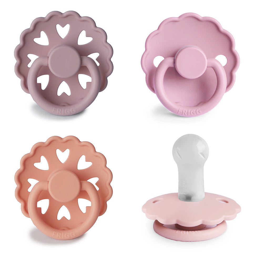 FRIGG Silicone Pacifier 4-Pack - Babies in Bloom