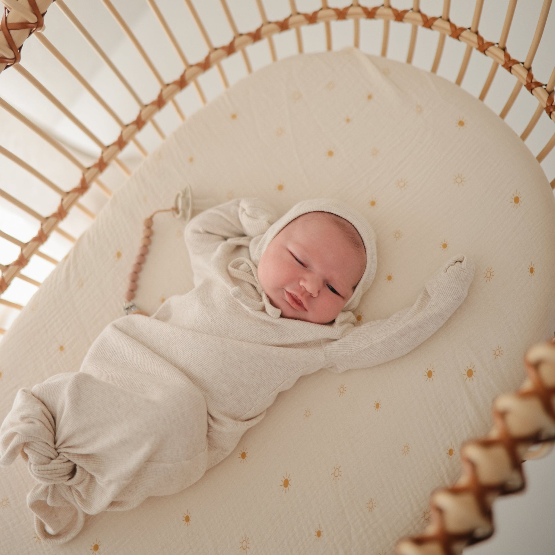 Extra Soft Bassinet Muslin Crib Sheet - Babies in Bloom