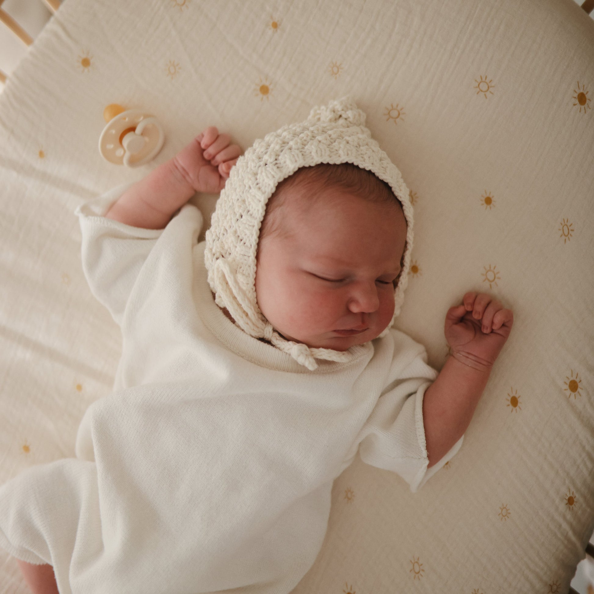 Mini Muslin Crib Sheet - Babies in Bloom
