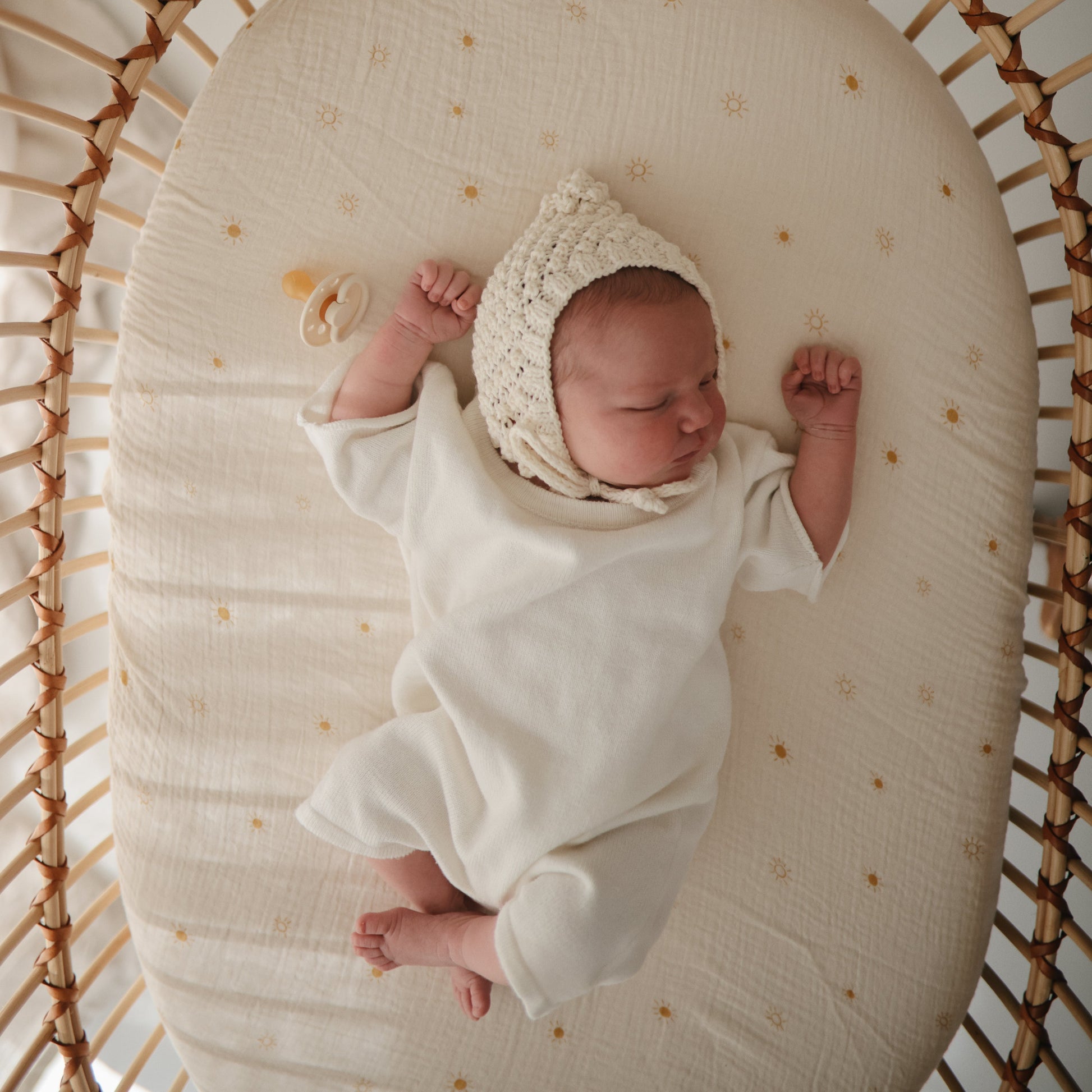Extra Soft Bassinet Muslin Crib Sheet - Babies in Bloom