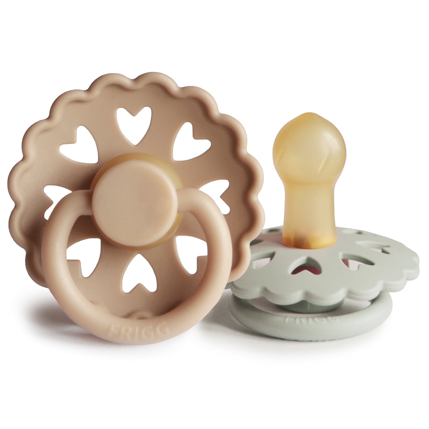 FRIGG Andersen Fairytale Natural Rubber Pacifier 2-Pack - Babies in Bloom