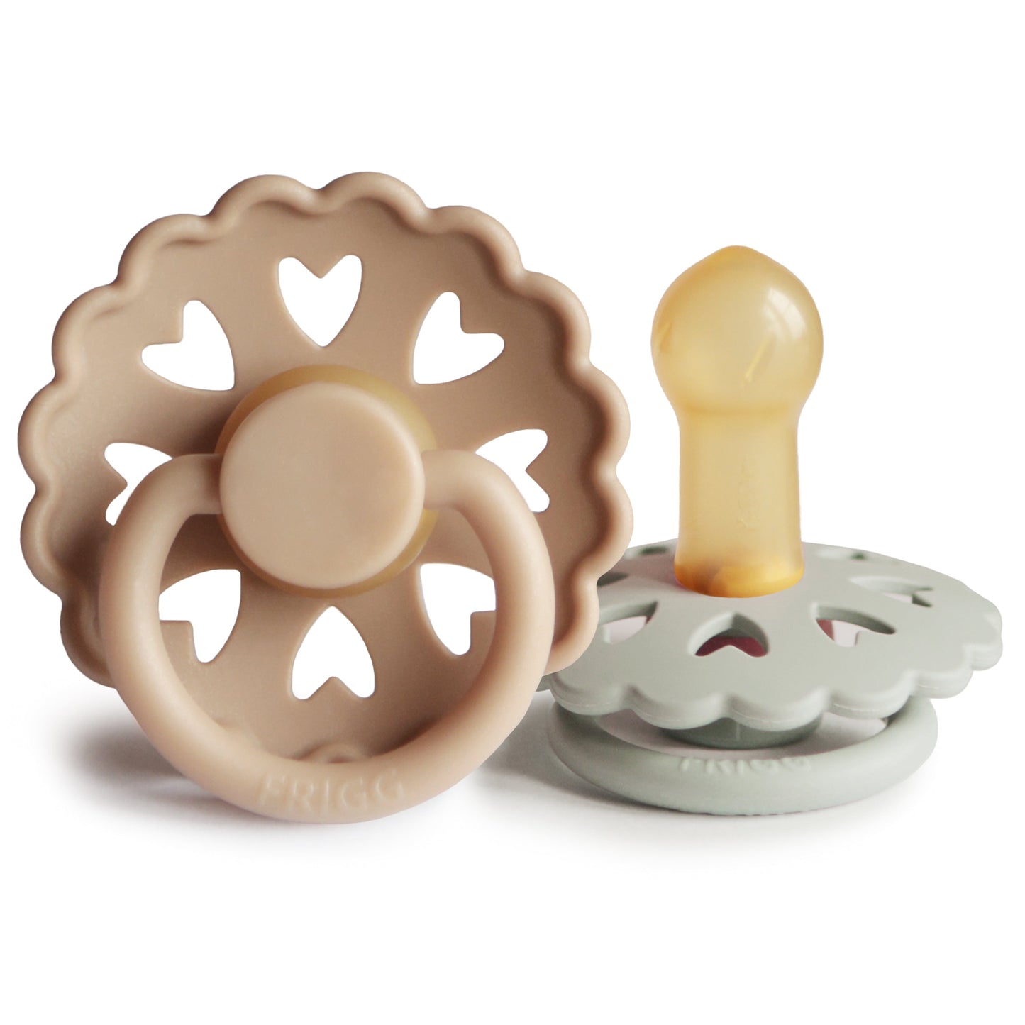 FRIGG Andersen Fairytale Natural Rubber Pacifier 2-Pack - Babies in Bloom
