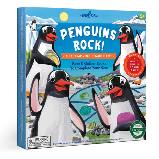 eeBoo Penguins Rock! Board Game