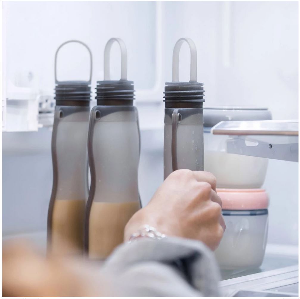 Haakaa Silicone Milk Storage Bag & Sippy Spout Combo