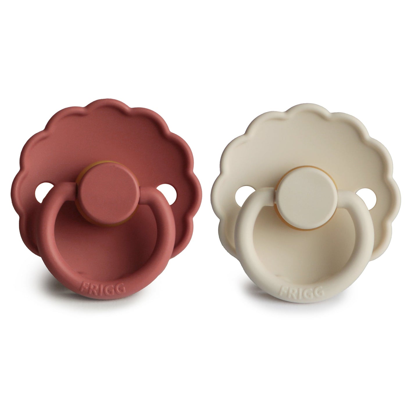 FRIGG Daisy Natural Rubber Pacifier 2-Pack - Babies in Bloom