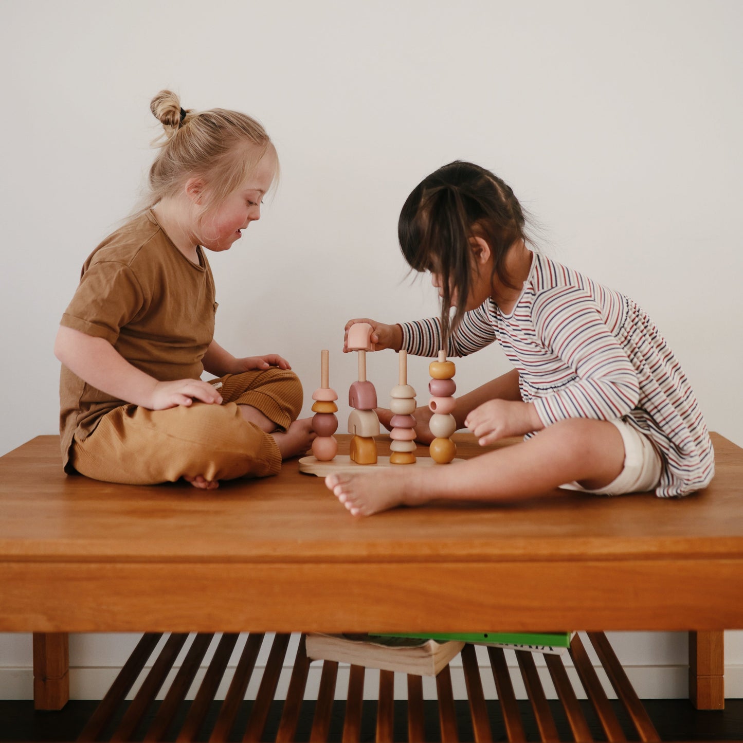 Wooden Multi Shape Stacker - Babies in Bloom