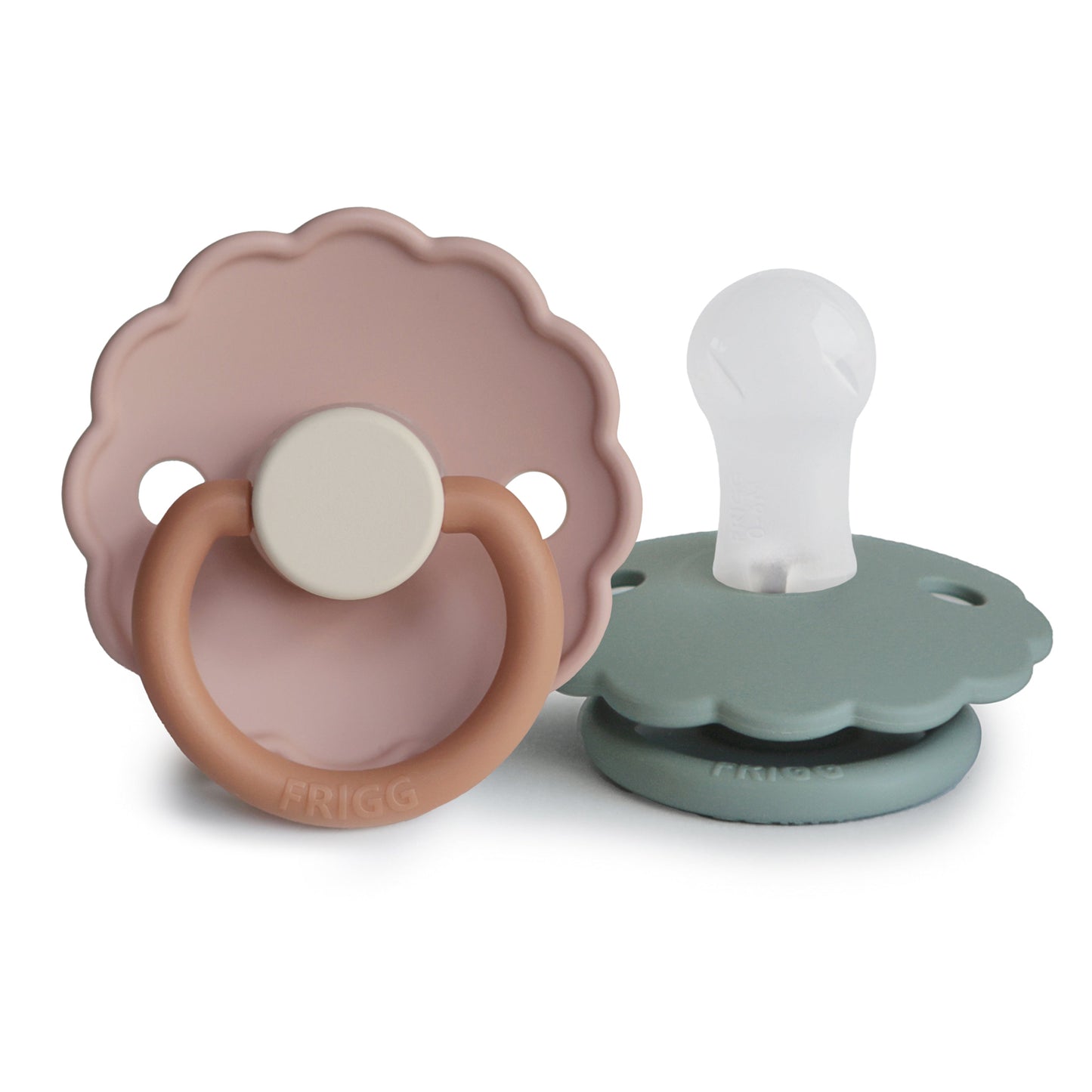 FRIGG Daisy Silicone Pacifier 2-Pack - Babies in Bloom