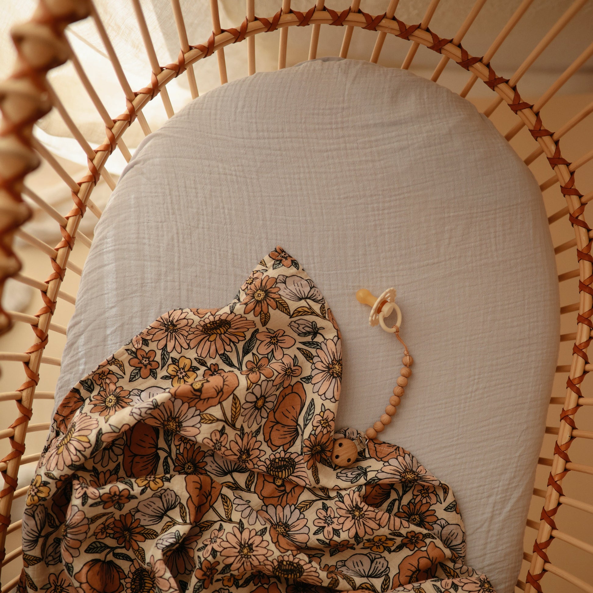 Extra Soft Bassinet Muslin Crib Sheet - Babies in Bloom
