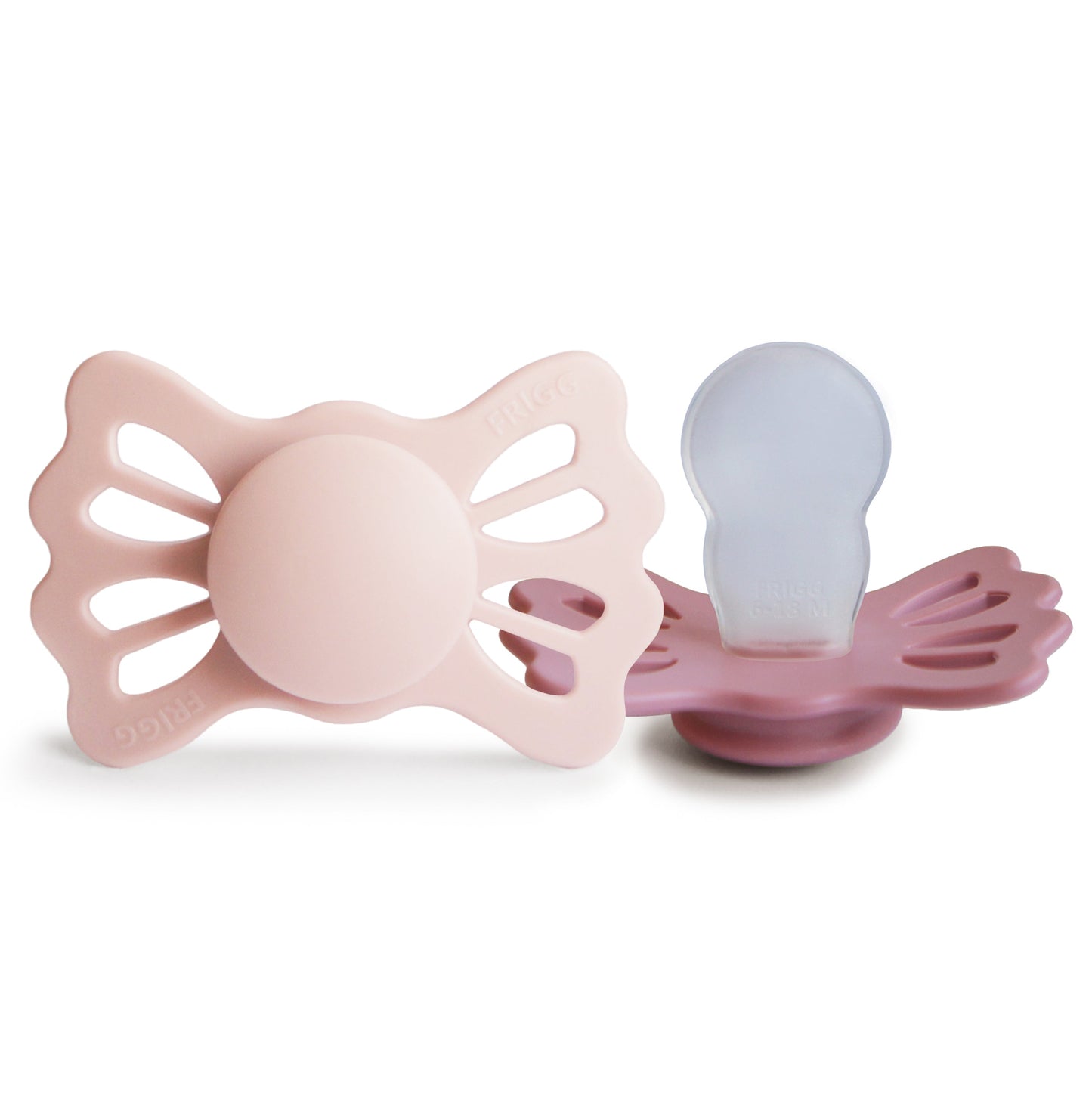 FRIGG Lucky Symmetrical Silicone Pacifier 2-Pack (6-18 Months) - Babies in Bloom