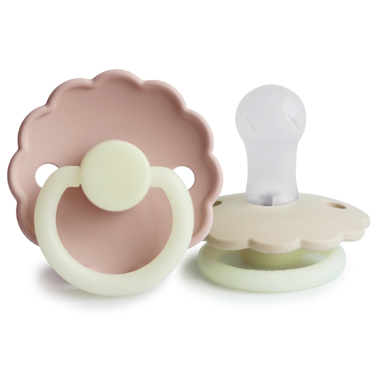 FRIGG Daisy Night Silicone Pacifier 2-Pack - Babies in Bloom